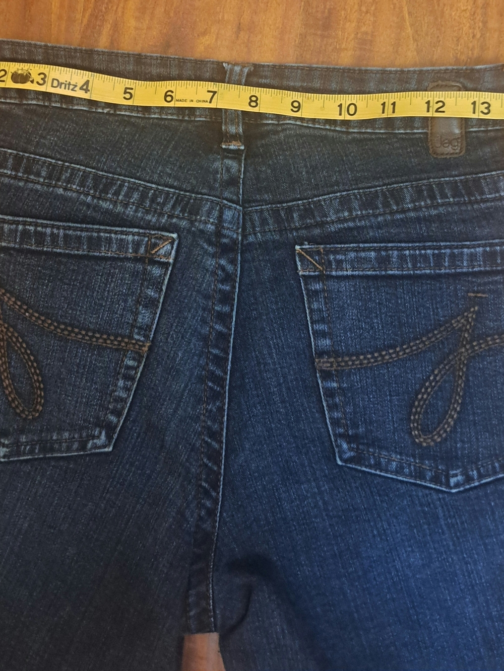 Jag Jeans Dark Wash Stretch Flared Women's Jeans Sz 6 P - Picture 6 of 8
